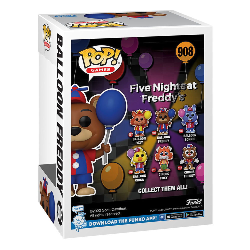 Funko POP! Games figur af Balloon Freddy fra Five Nights at Freddy's: Security Breach - højde 9 cm