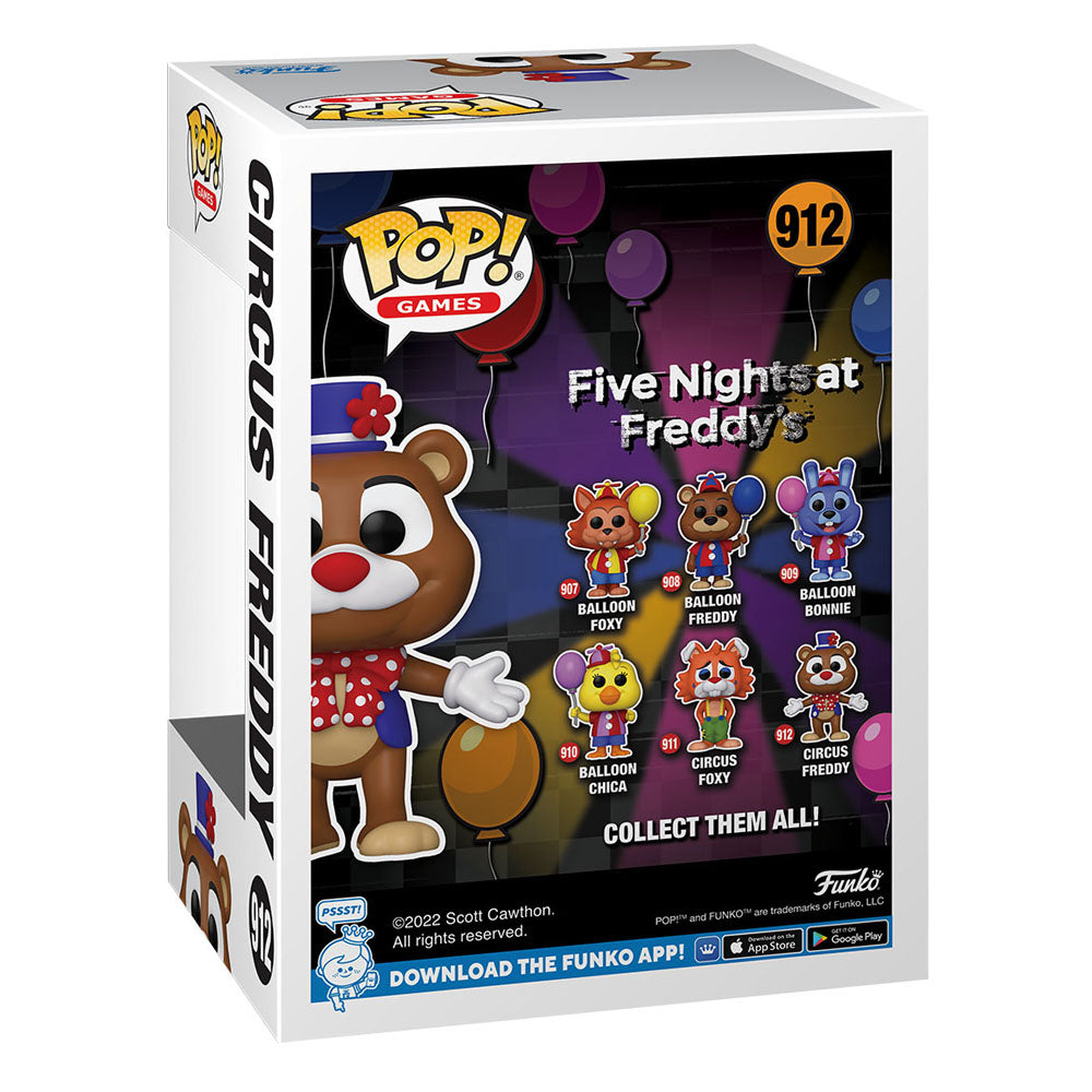 Circus Freddy POP! Games Vinyl Figure from Five Nights at Freddy's Security Breach: 9 cm Height