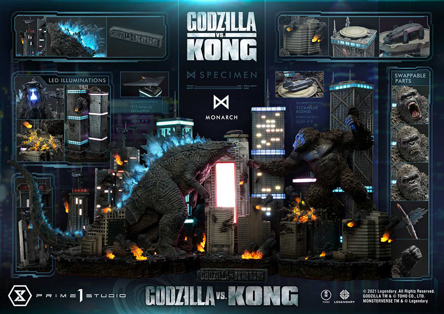 Godzilla Vs. King Diorama Godzilla Vs. King Final Battle 80 cm