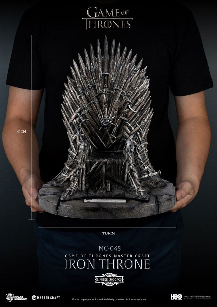 Game of Thrones Master Craft Statue Eiserner Thron 41 cm