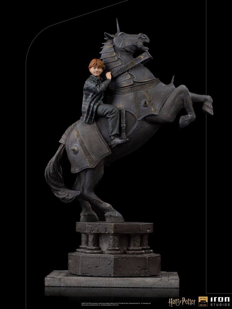 Harry Potter Deluxe Art Scale Statue 1/10 Ron Weasley beim Wizard Chess 35 cm