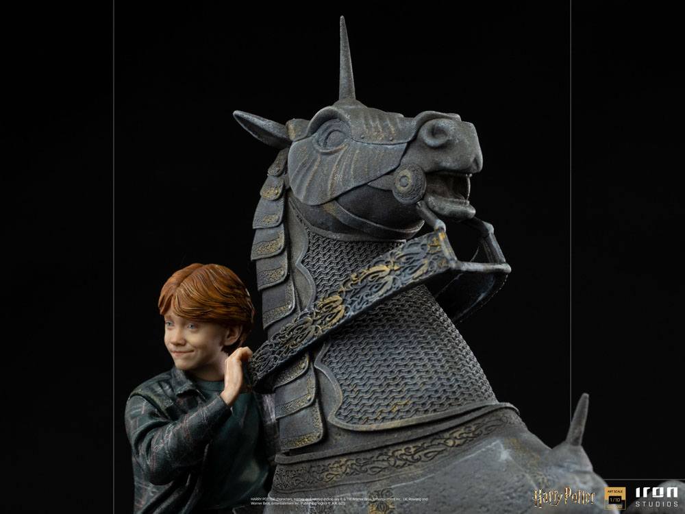Harry Potter Deluxe Art Scale Statue 1/10 Ron Weasley beim Wizard Chess 35 cm