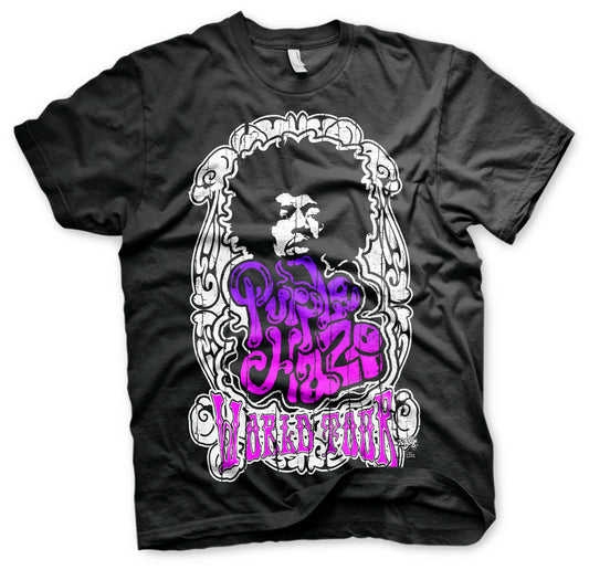 Jimi Hendrix Purple Haze World Tour t-shirt