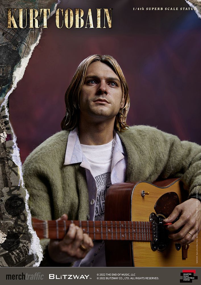 Kurt Cobain Superb Scale Statue 1/4 Unplugged 37 cm