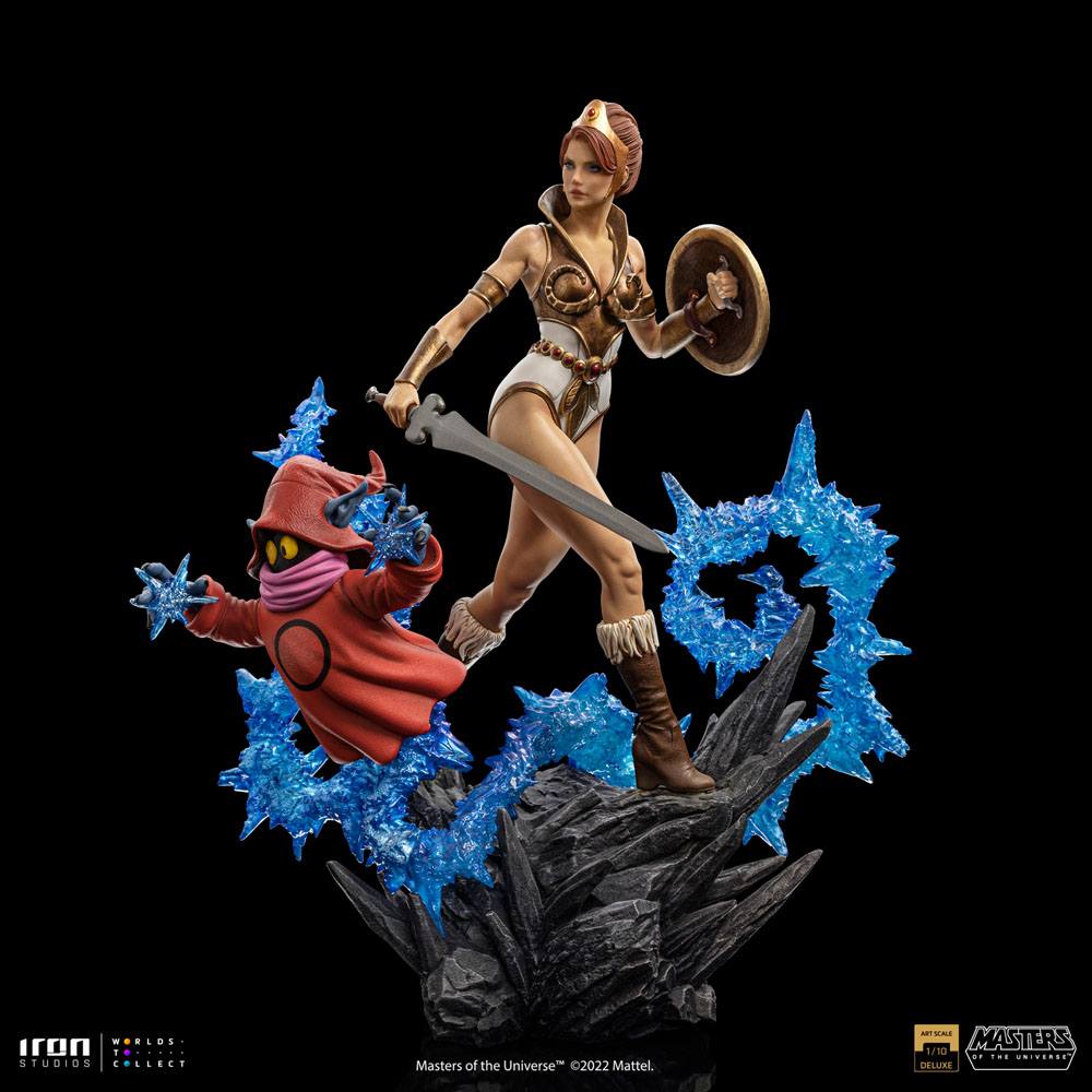 Masters of the Universe Deluxe Art Scale Statue 1/10 Teela &amp; Orko 25 cm