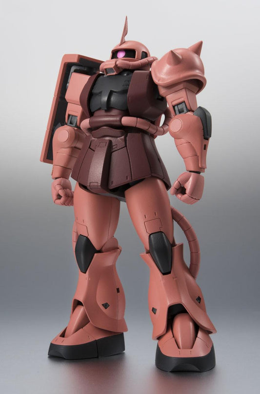 Mobile Suit Gundam Robot Spirits Action Figure (Side MS) MS-06S ZAKU II CHAR'S CUSTOM MODEL ver. ANIME xx cm
