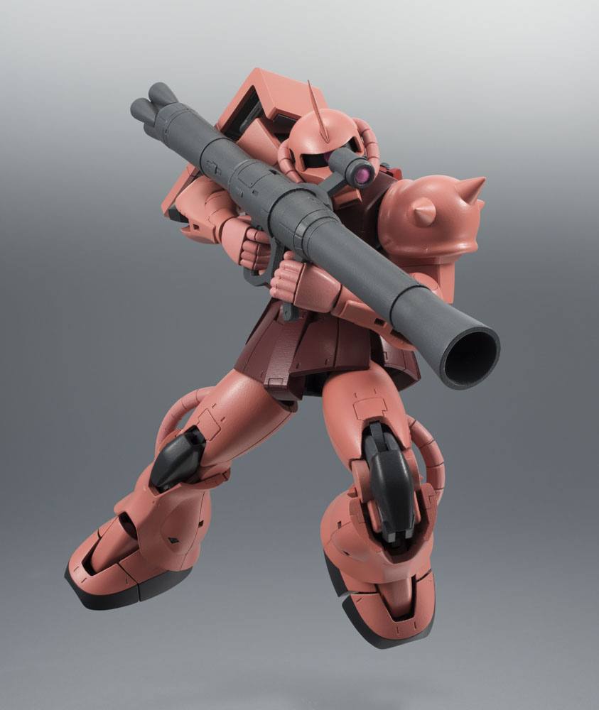 Mobile Suit Gundam Robot Spirits Action Figur (Side MS) MS-06S ZAKU II CHAR'S CUSTOM MODEL ver. A.N.I.M.E. xx cm