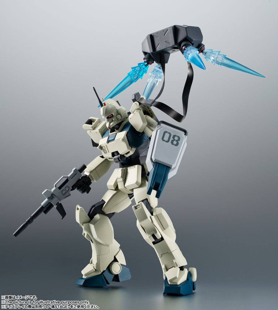 Mobile Suit Gundam Robot Spirits Die 08. MS Team Actionfigur RX-79(G)Ez-8 GUNDAM Ez-8 ver. ANIME 12 cm