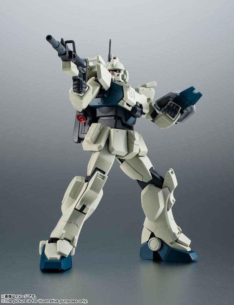 Mobile Suit Gundam Robot Spirits Den 08. MS Team Action Figur RX-79(G)Ez-8 GUNDAM Ez-8 ver. A.N.I.M.E. 12 cm