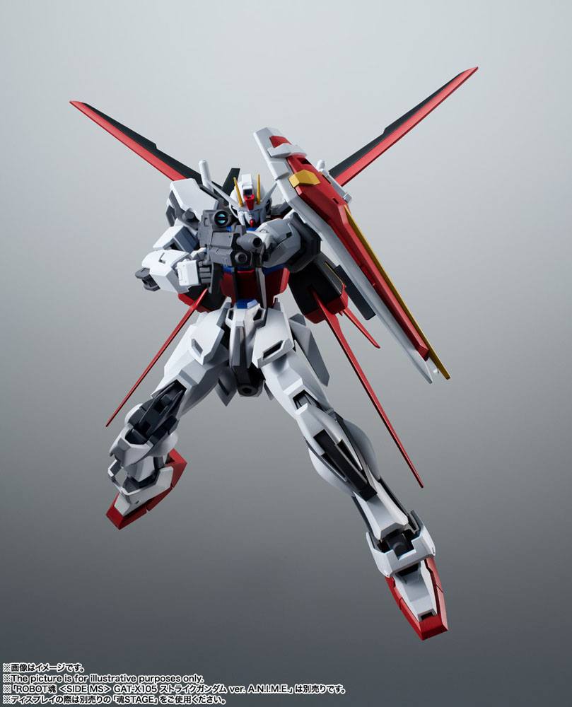 Mobile Suit Gundam Seed Robot Spirits SIDE MS AQM/E-X01 Aile Striker &amp; Option Parts Set Zubehör: 15 cm