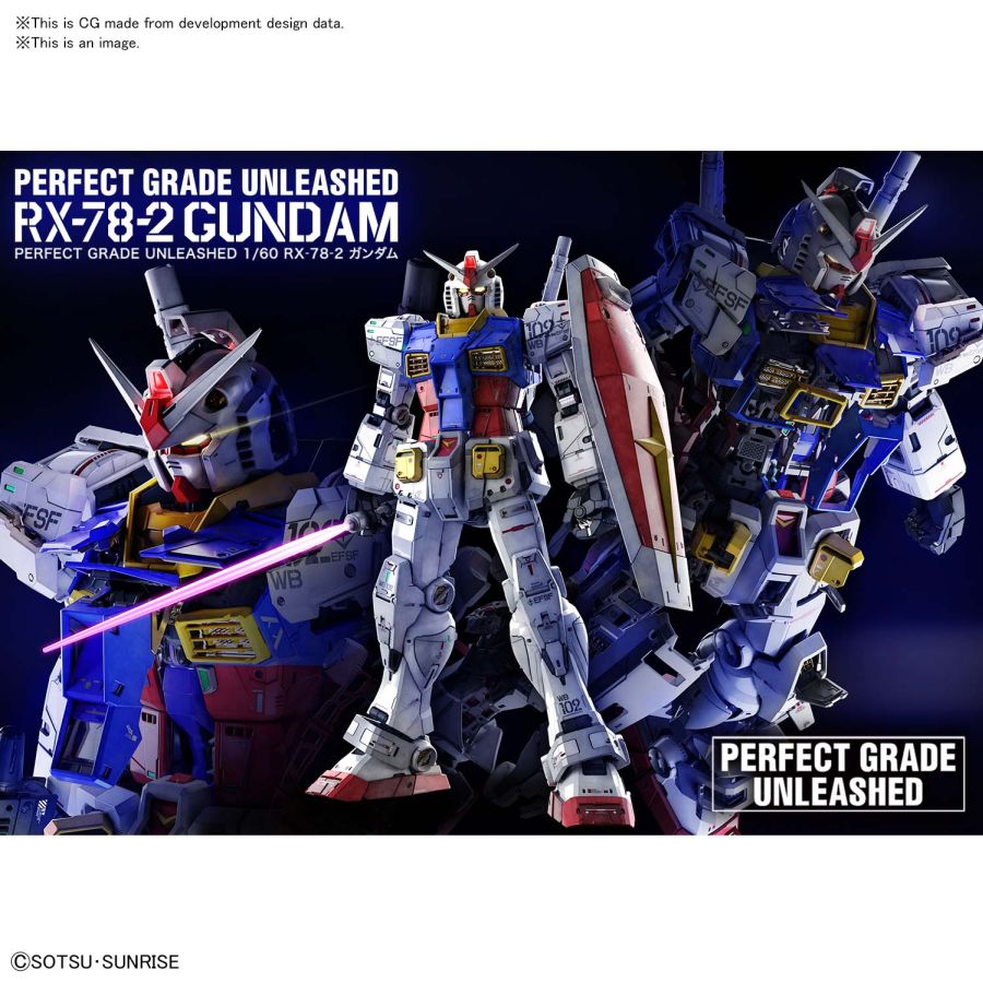 PG Gundam Rx-78-2 entfesselt 1/60