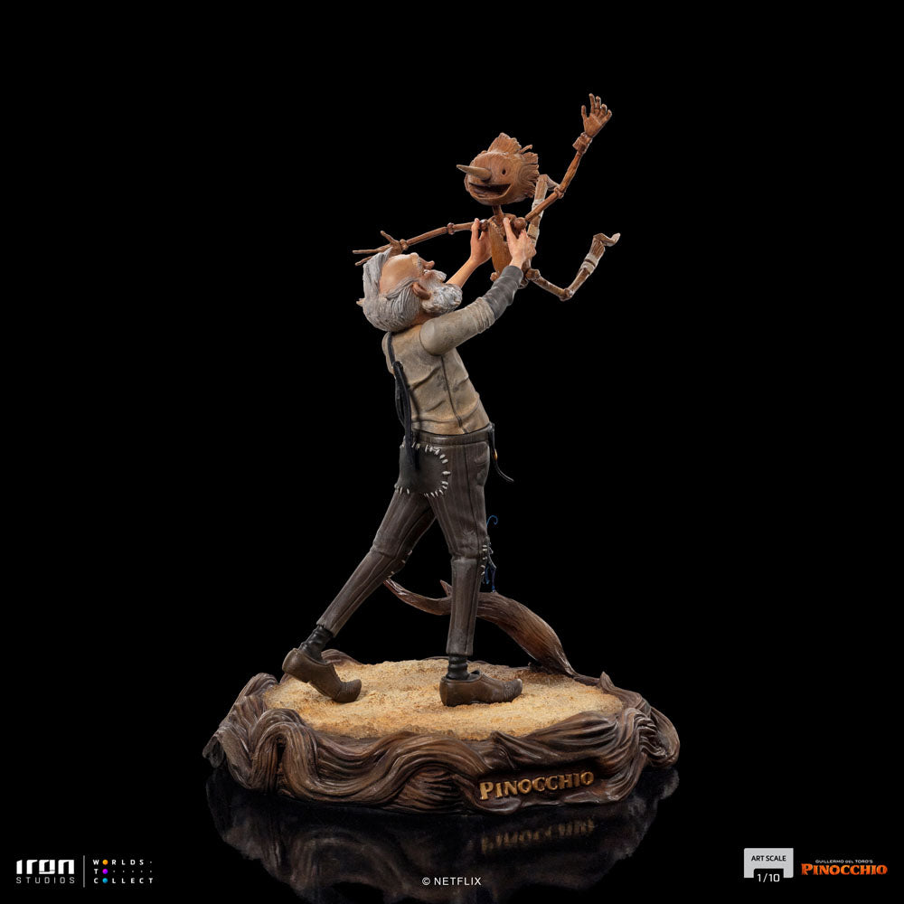 Pinocchio Art Scale Statue 1/10 Gepeto &amp; Pinocchio 23 cm