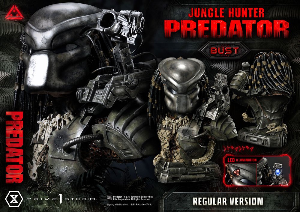 Predator Büste 1/3 Jungle Hunter Predator 37 cm