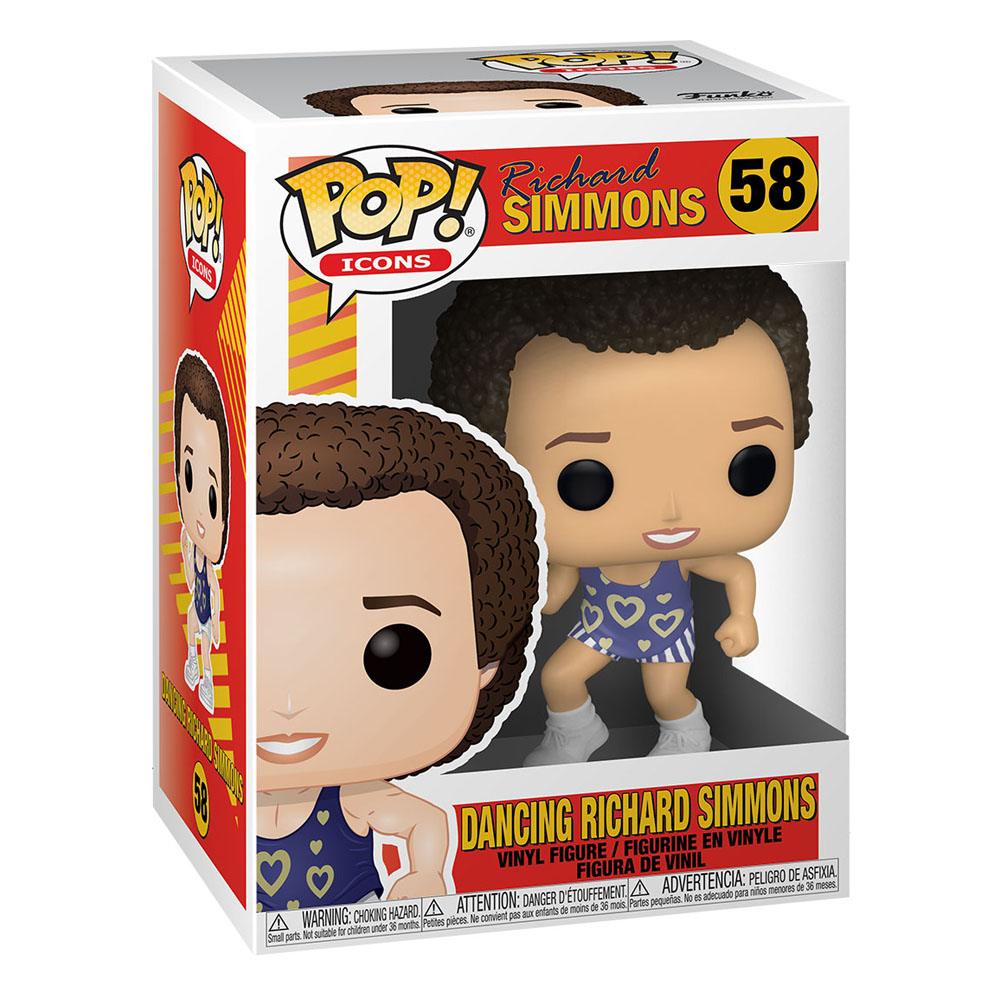 Richard Simmons POP Icons Vinyl Figur Dancing Richard Simmons 9 cm i en æske
