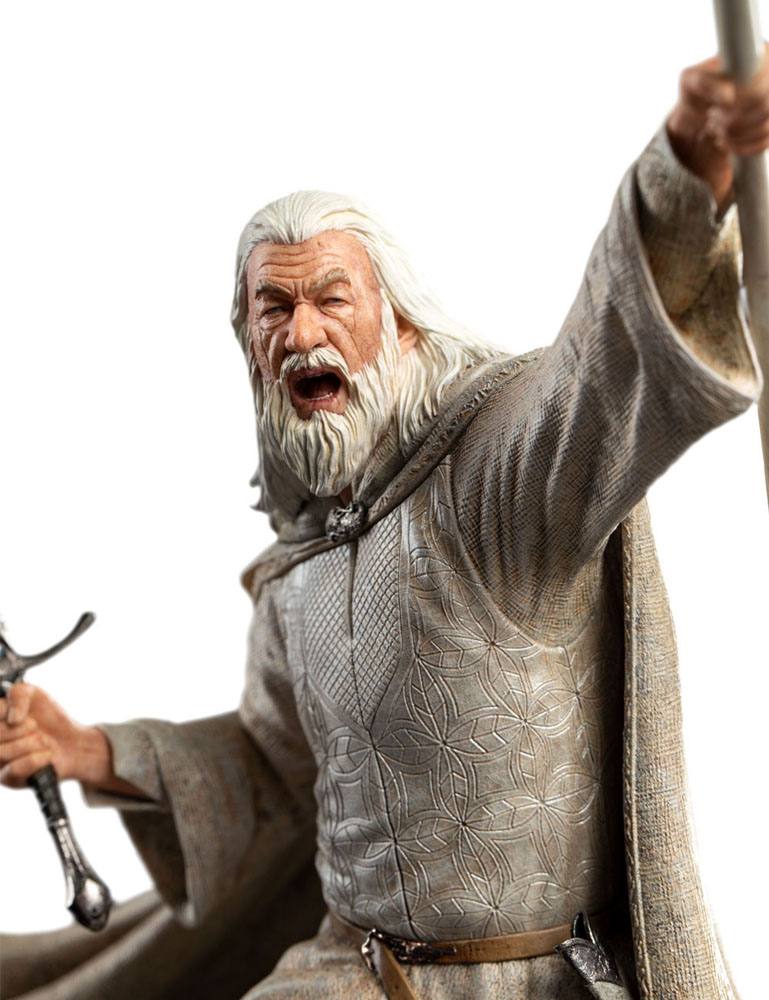 Herr der Ringe Figuren von Fandom PVC Statue Gandalf der Weiße 23 cm
