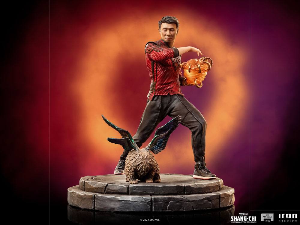 Shang-Chi and the Legend of the Ten Rings BDS Art Scale Statue 1/10 Shang-Chi &amp; Morris 19 cm