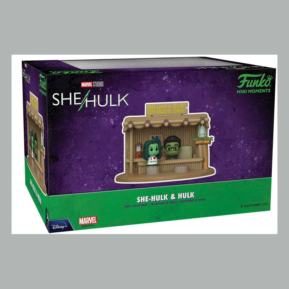 She-Hulk POP! Mini Moment Vinyl Figure Bar Scene 9 cm