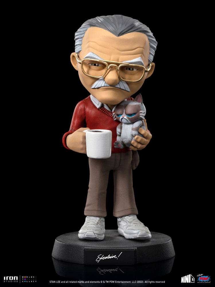 Stan Lee Mini Co. PVC Figure Stan Lee with Grumpy Cat 14 cm