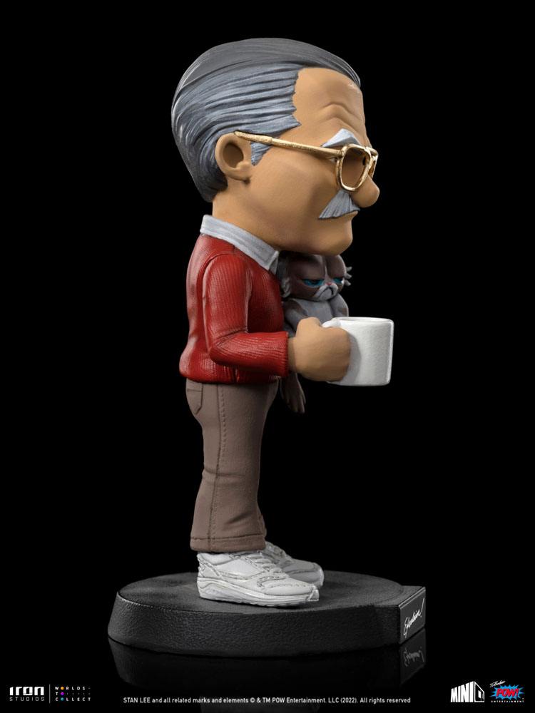 Stan Lee Mini Co. PVC Figur Stan Lee mit Grumpy Cat 14 cm