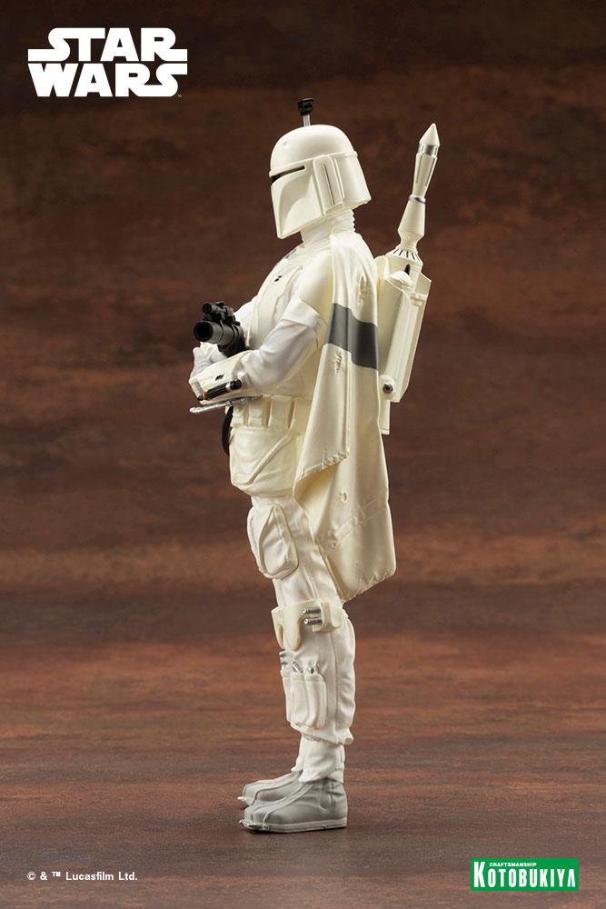 Star Wars ARTFX+ PVC-Statue 1/10 Boba Fett White Armor Ver. 18cm