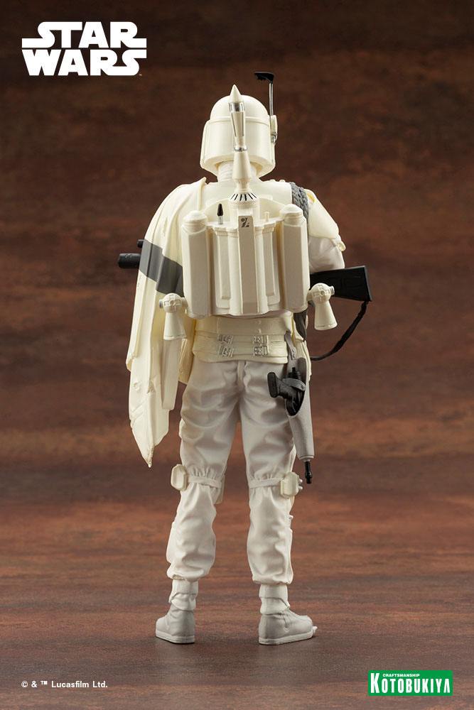 Star Wars ARTFX+ PVC-Statue 1/10 Boba Fett White Armor Ver. 18cm