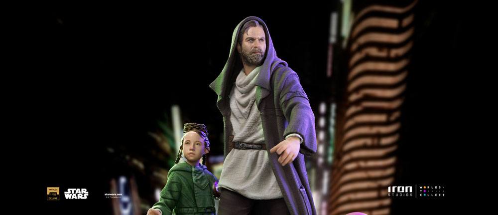Star Wars: Obi-Wan Kenobi Deluxe Art Scale Statue 1/10 Obi-Wan & Young Leia 20 cm