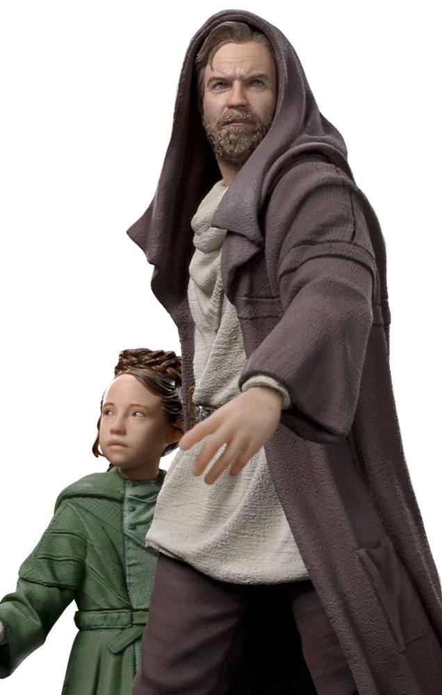 Star Wars: Obi-Wan Kenobi Deluxe Art Scale Statue 1/10 Obi-Wan &amp; Young Leia 20 cm