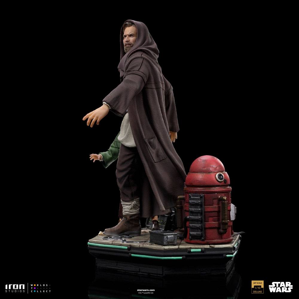 Star Wars: Obi-Wan Kenobi Deluxe Art Scale Statue 1/10 Obi-Wan &amp; Young Leia 20 cm