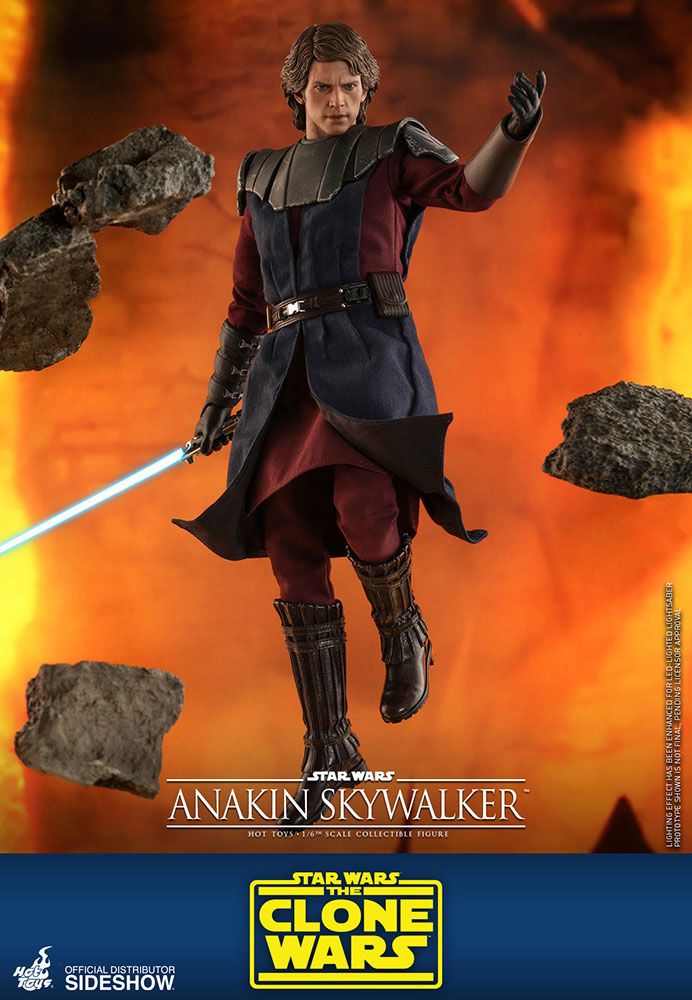 Collectible Star Wars Clone Wars Action Figure: 1/6 Anakin Skywalker, 31 cm