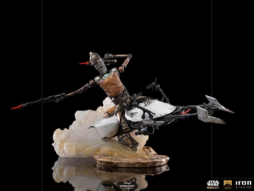 Star Wars The Mandalorian Deluxe Art Scale Statue 1/10 IG-11 &amp; The Child 20 cm