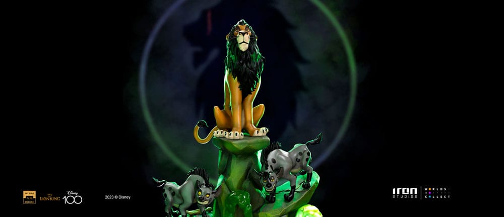 The Lion King Art Scale Deluxe Statue 1/10 Scar Deluxe 31 cm