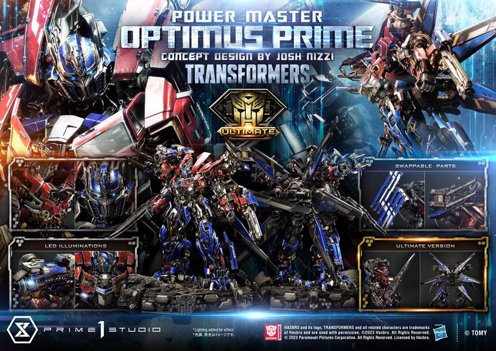 Transformers Museum Masterline Powermaster Optimus Prime Concept Statue by Josh Nizzi: 99 cm Ultimate Bonus Version