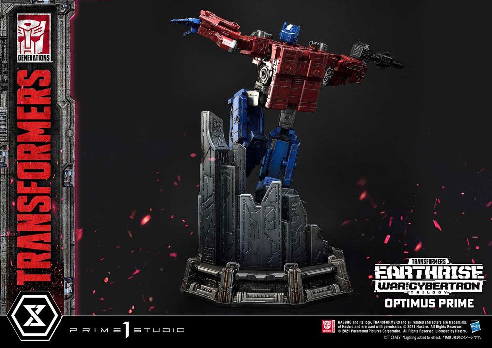 Transformers: War for Cybertron Trilogy Statue Optimus Prime 89 cm fuld figur set bagfra