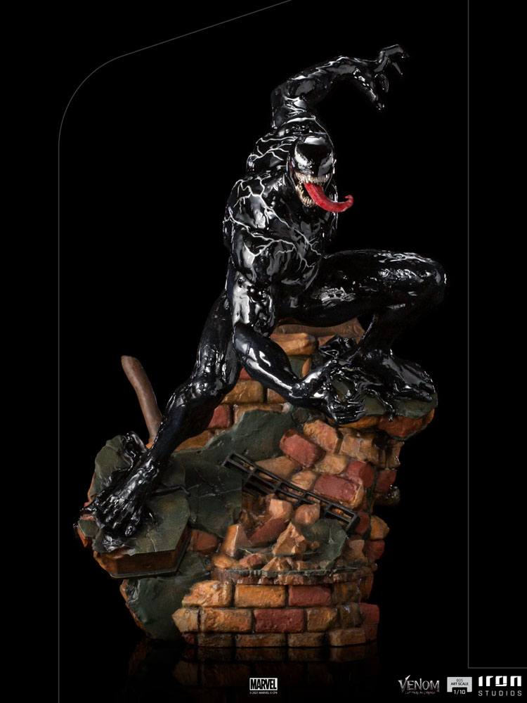 Venom: Let There Be Carnage BDS Art Scale Statue 1/10 Venom 30 cm fuld figur med sort baggrund