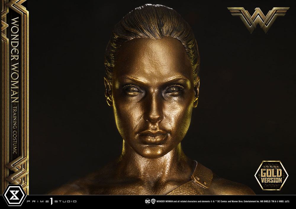 Wonder Woman Statue Wonder Woman Trainingskostüm Gold Version 80 cm Letzte Chance