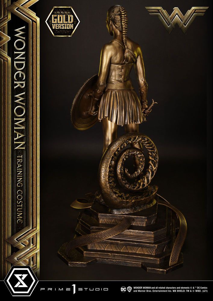Wonder Woman Statue Wonder Woman Training Costume Gold Version 80 cm Sidste chance