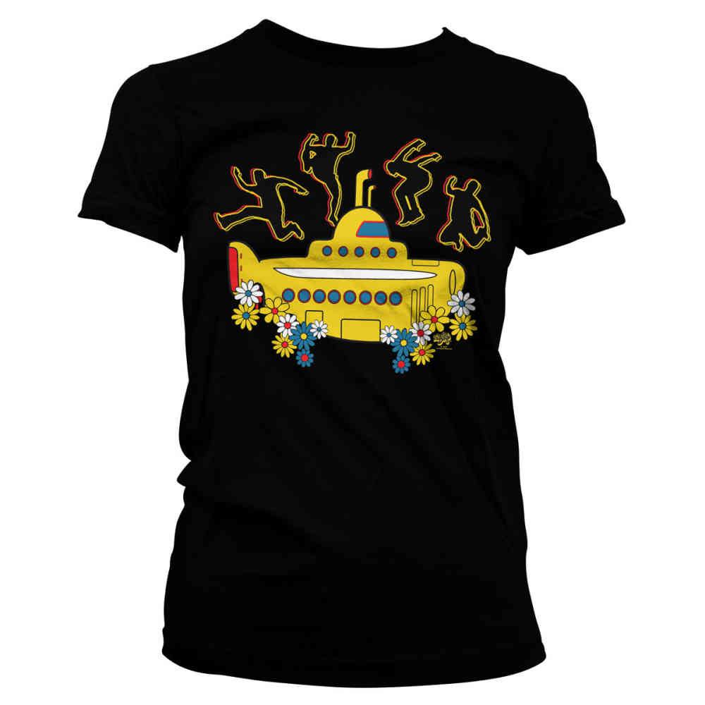 Das T-Shirt der gelben Unterseeboot-Frauen