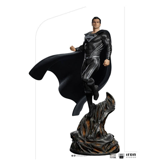 Zack Snyder's Justice League Art Scale Statue 1/4 Superman Schwarzer Anzug 69 cm