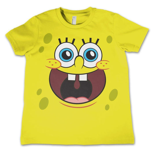 Sponge Happy Face Kids T-Shirt - SuperMerch.dk